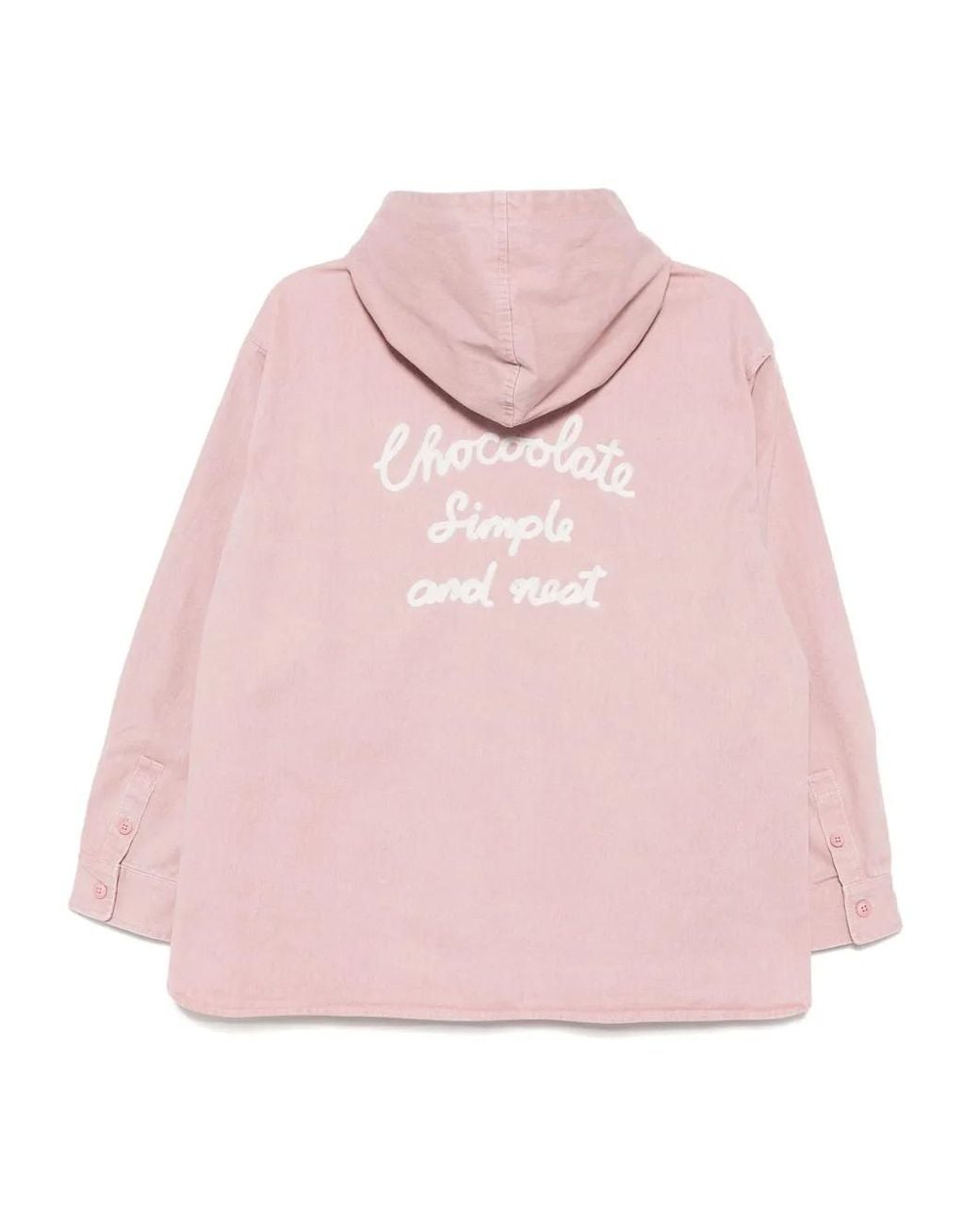 Chocoolate Pink Logo-Patch Jacket