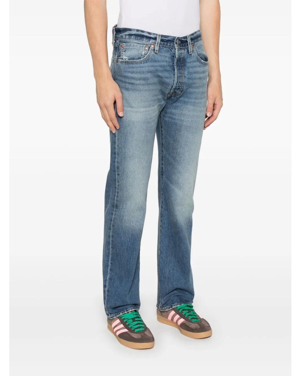 Levi's Blue 501 Jeans for men