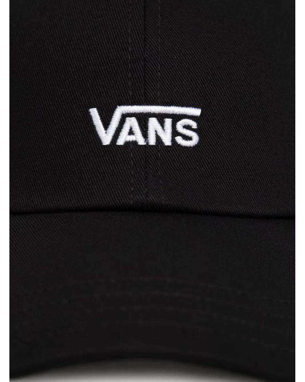 Vans Black Logo-Embroidered Bow-Detail Hat