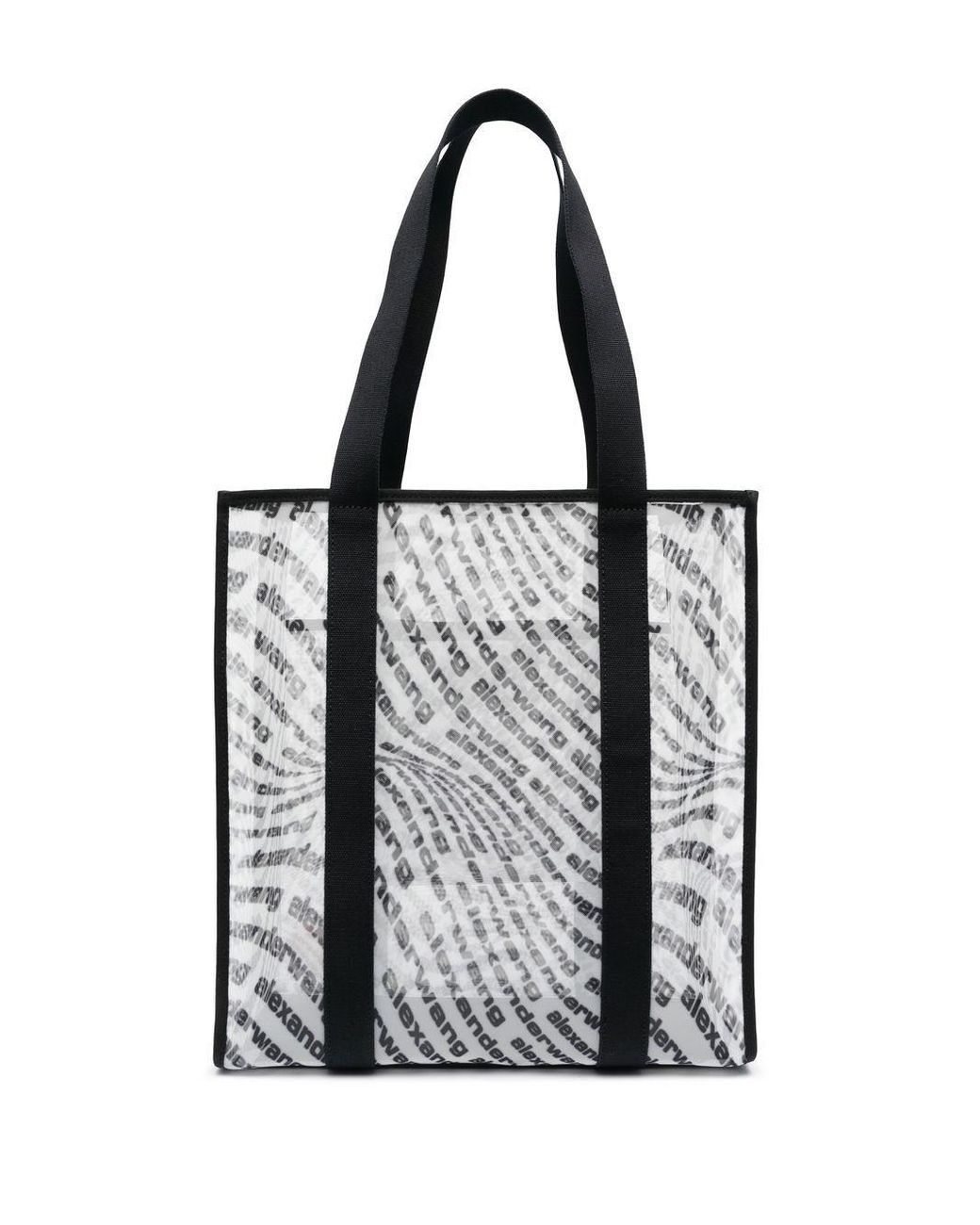 Grand sac cabas à logo imprimé Alexander Wang en coloris Noir | Lyst