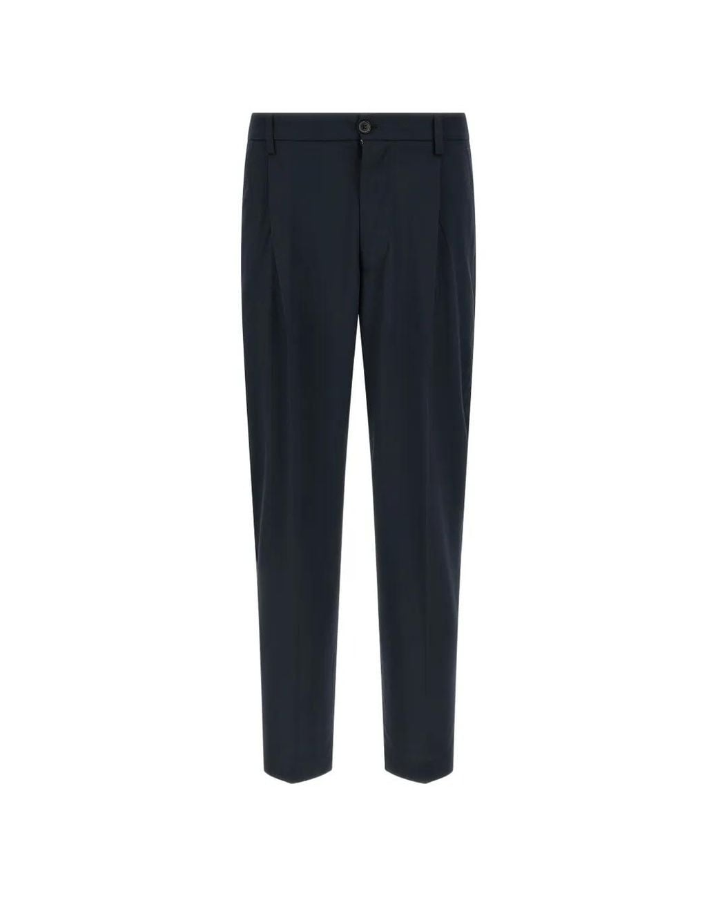 Department 5 Blue Gin Pin-Tuck Trousers for men