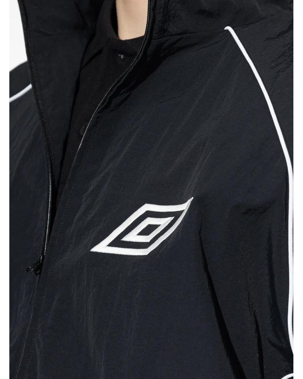 Umbro Blue Embroided-Logo Jacket for men