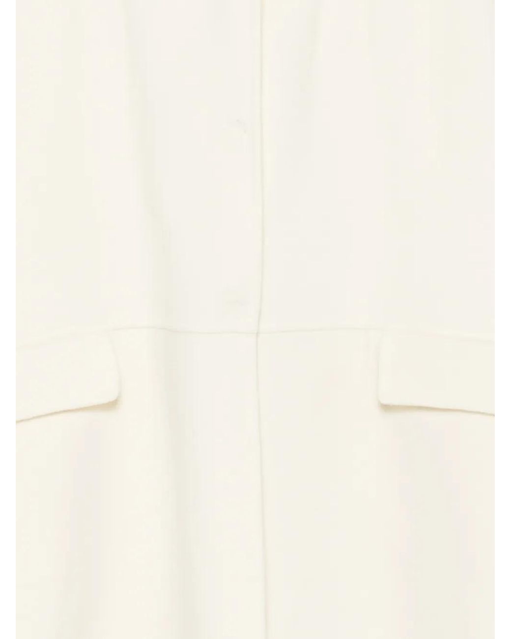 Antonelli White Hooded Flap-Pocket Jacket