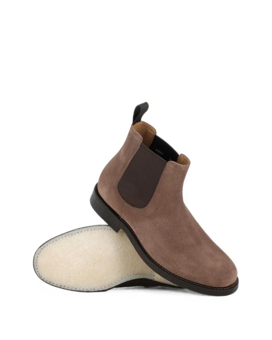 Green George Brown Suede Chelsea Boots for men