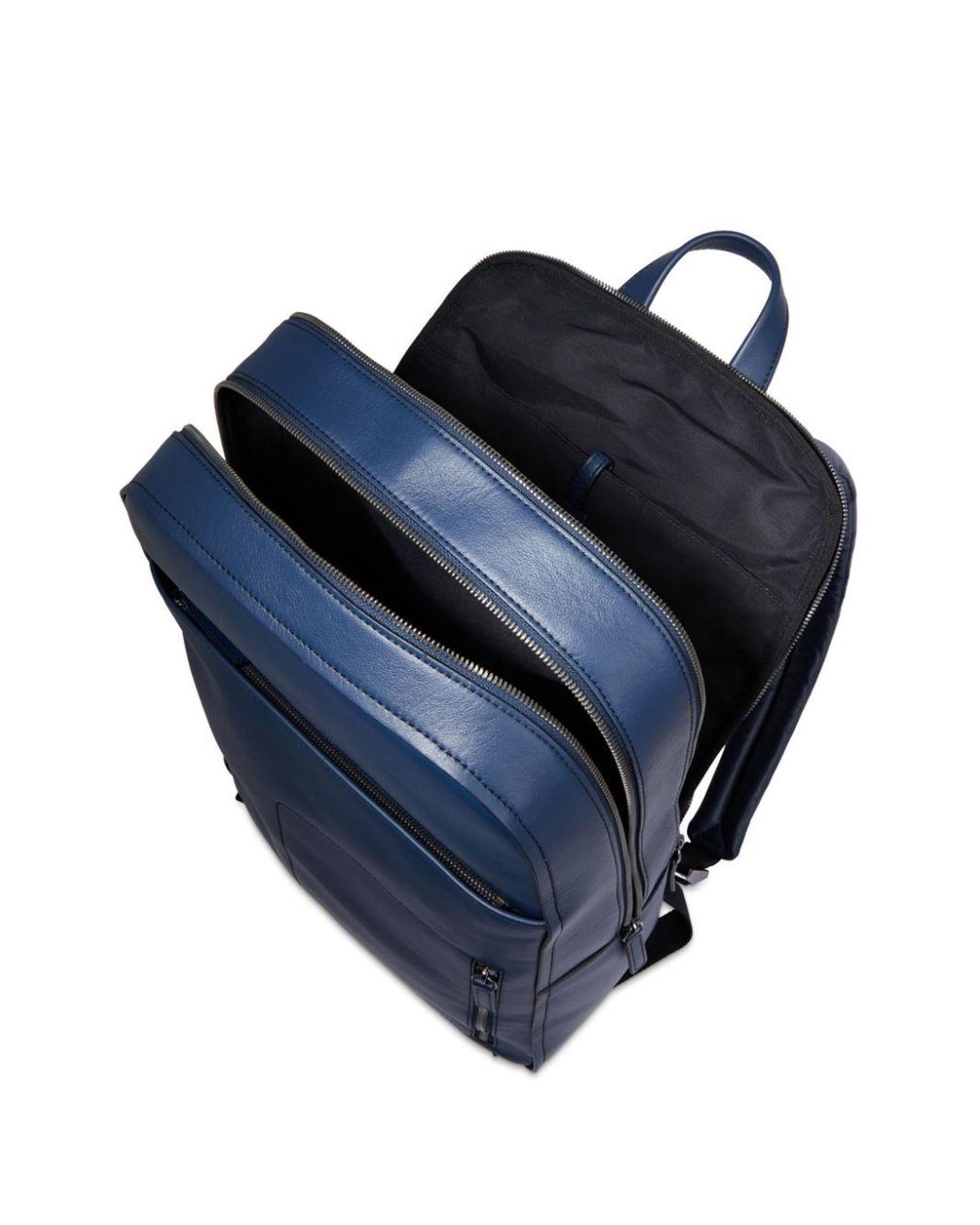 Lancel Max De Leather Backpack in Blue for Men Lyst UK