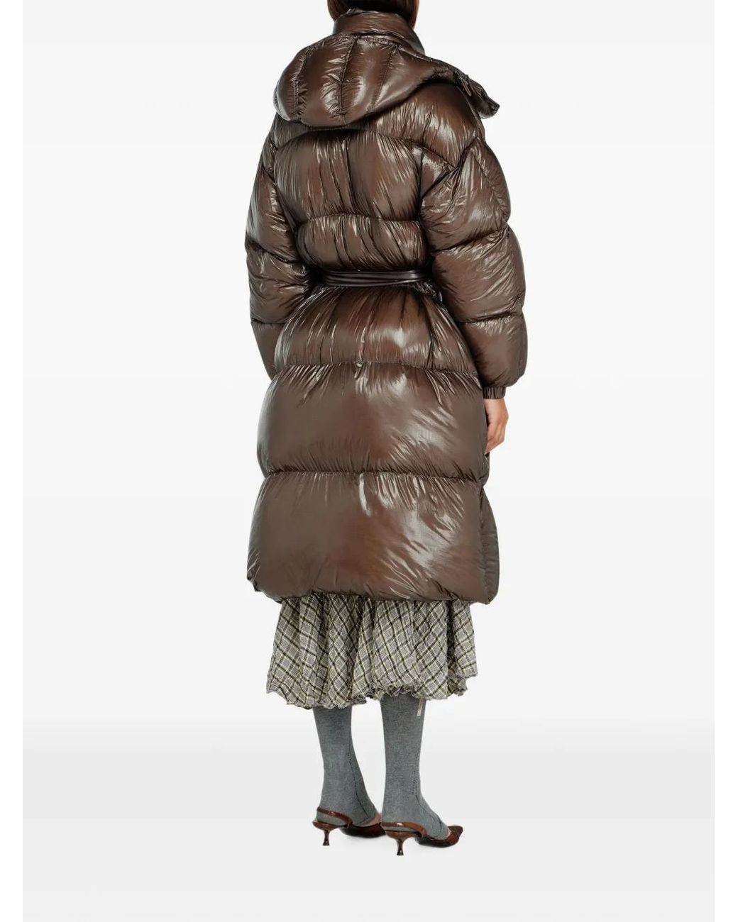 DIESEL Brown Doudoune En Ripstop Ultra-Léger