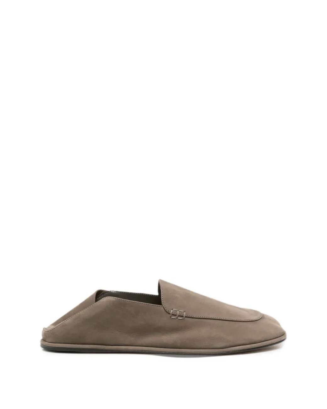 Calvin Klein Gray Square-Toe Loafers