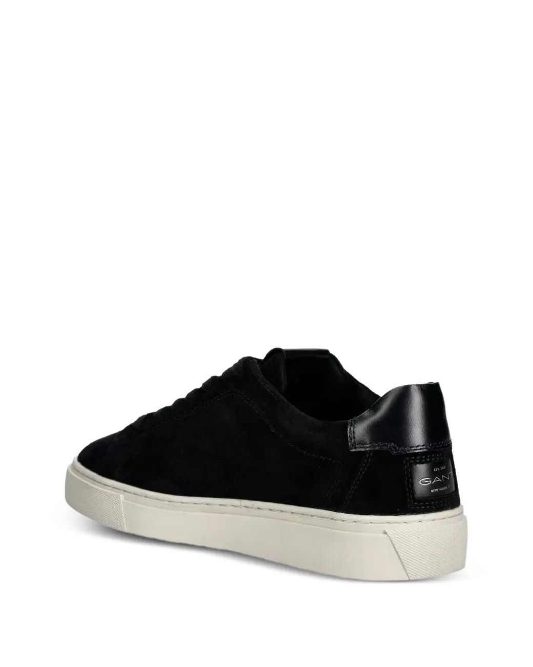 Gant Black Mc Julien Suede Logo-Print Sneakers for men