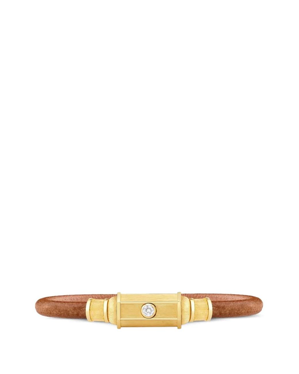 Marie Lichtenberg Metallic Lasso Diamond Locket Bracelet