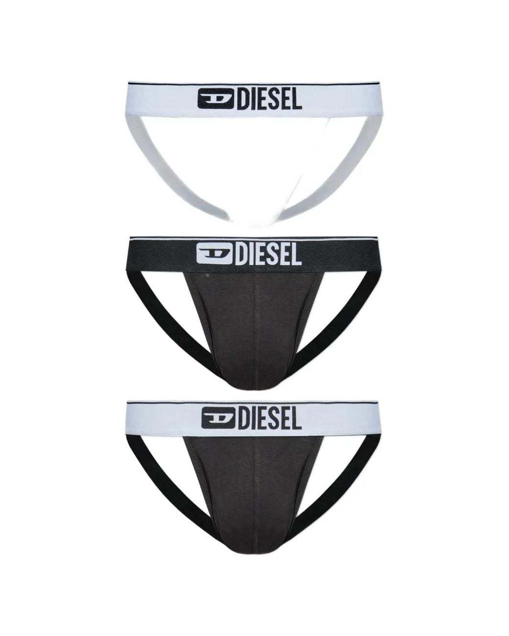 DIESEL White Lot De Trois Suspensoirs Umbr for men