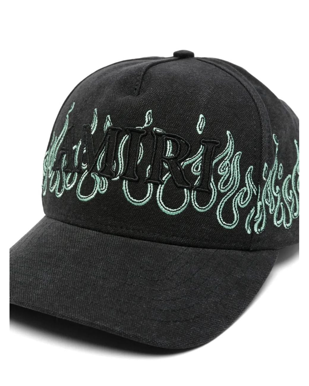 Amiri Black Logo Baseball Cap for men