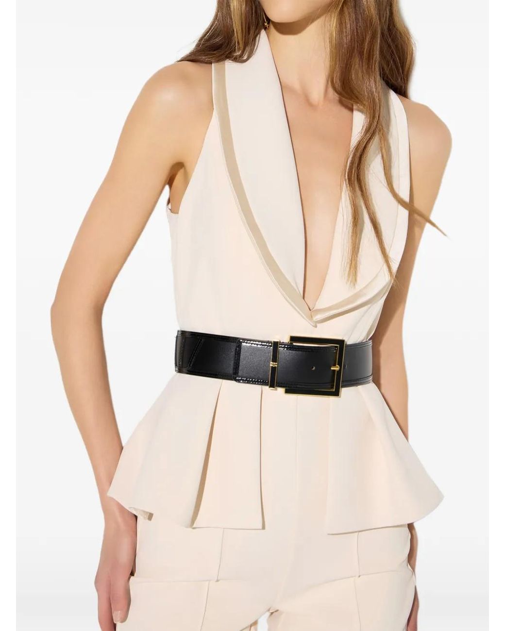 Elisabetta Franchi White Jumpsuit