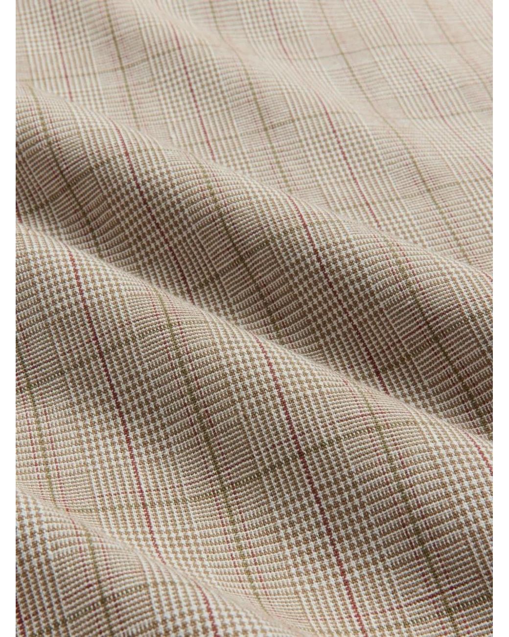 KROST Oversized Flannelen Overhemd in het Natural voor heren