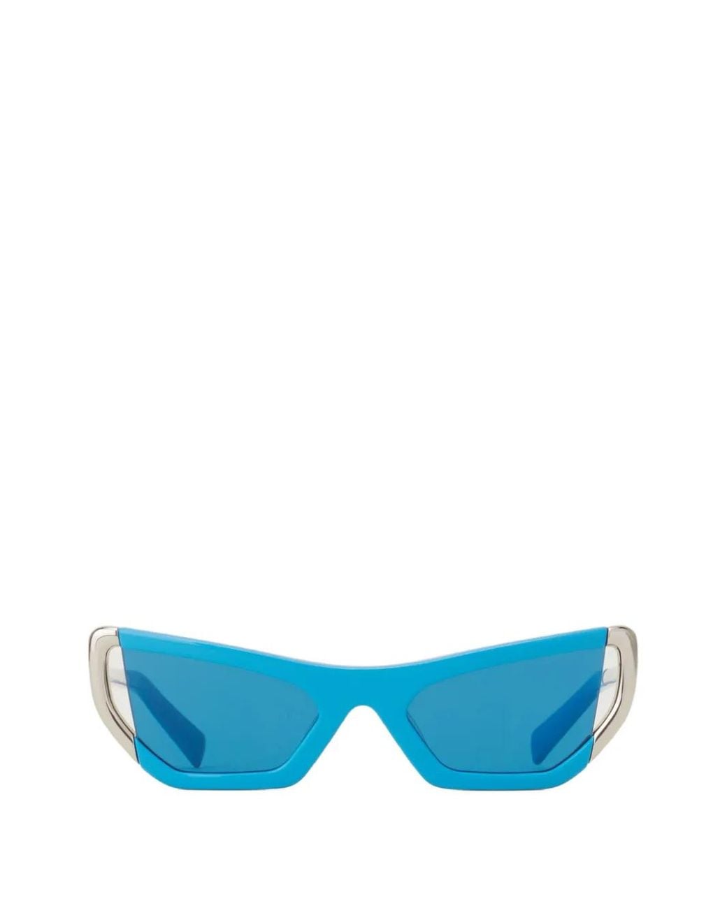 Lanvin Blue Geometric-Frame Sunglasses for men