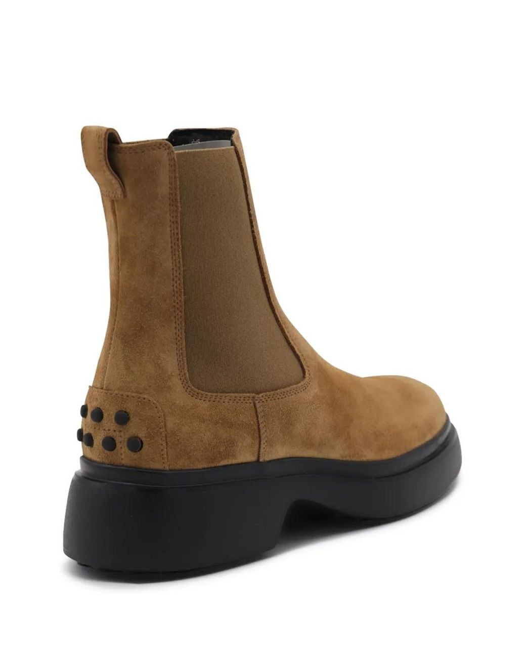 Tod's Brown Suede Platform Boots