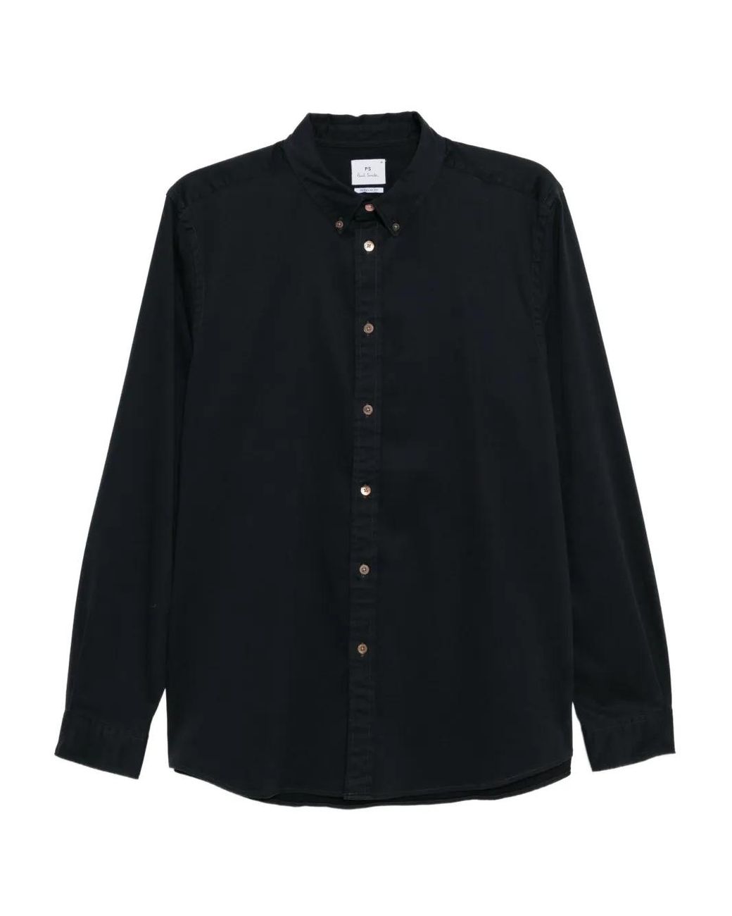 Camicia Ls di Paul Smith in Black da Uomo