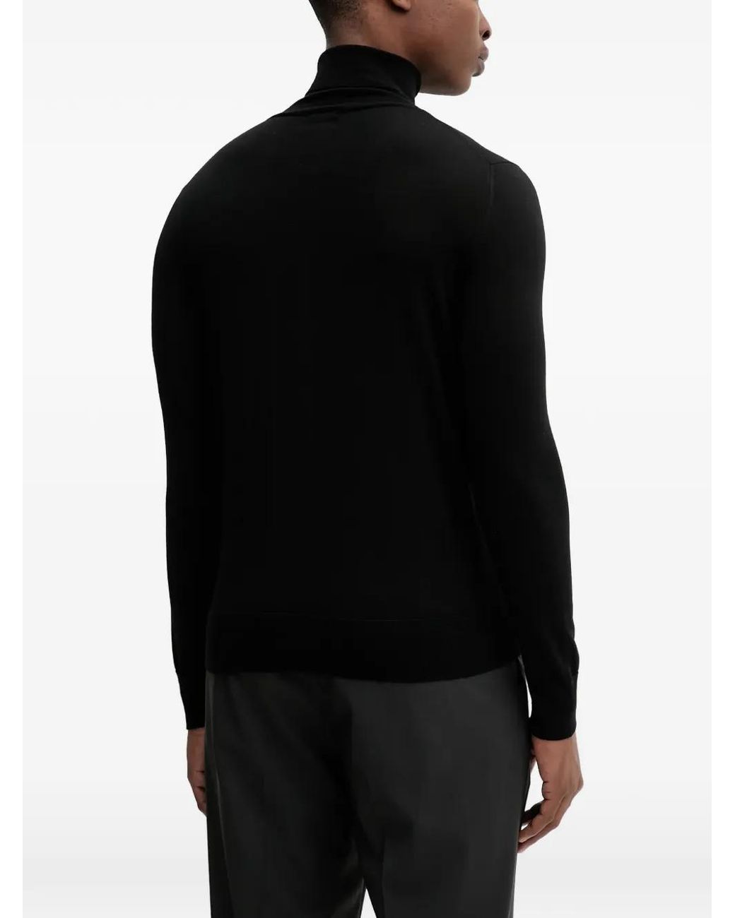 Barena Black Pull À Col Roulé for men