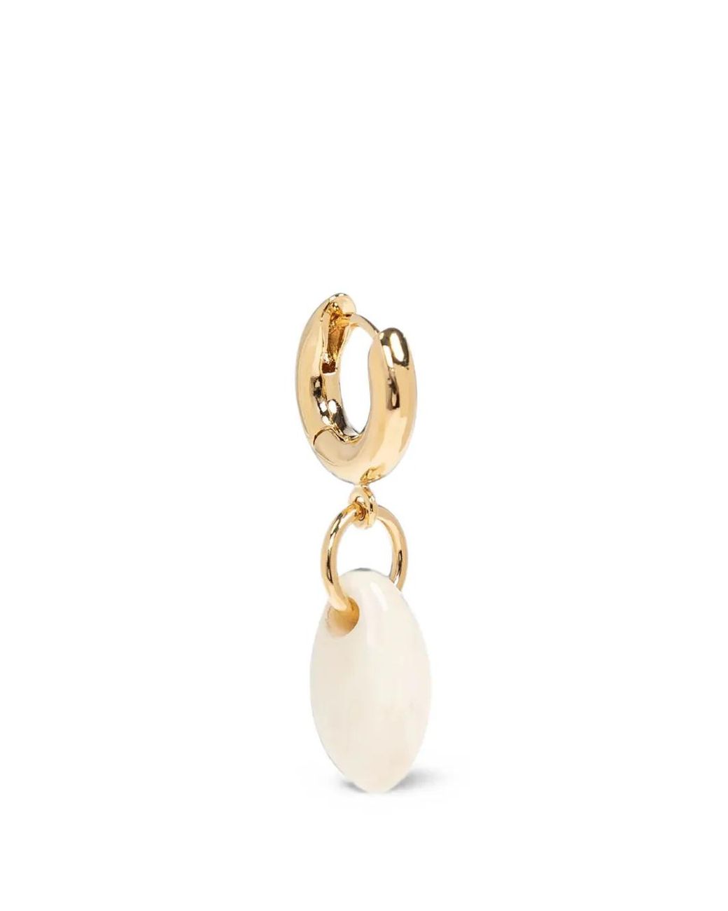 Isabel Marant Metallic Hoop Pendant Earrings