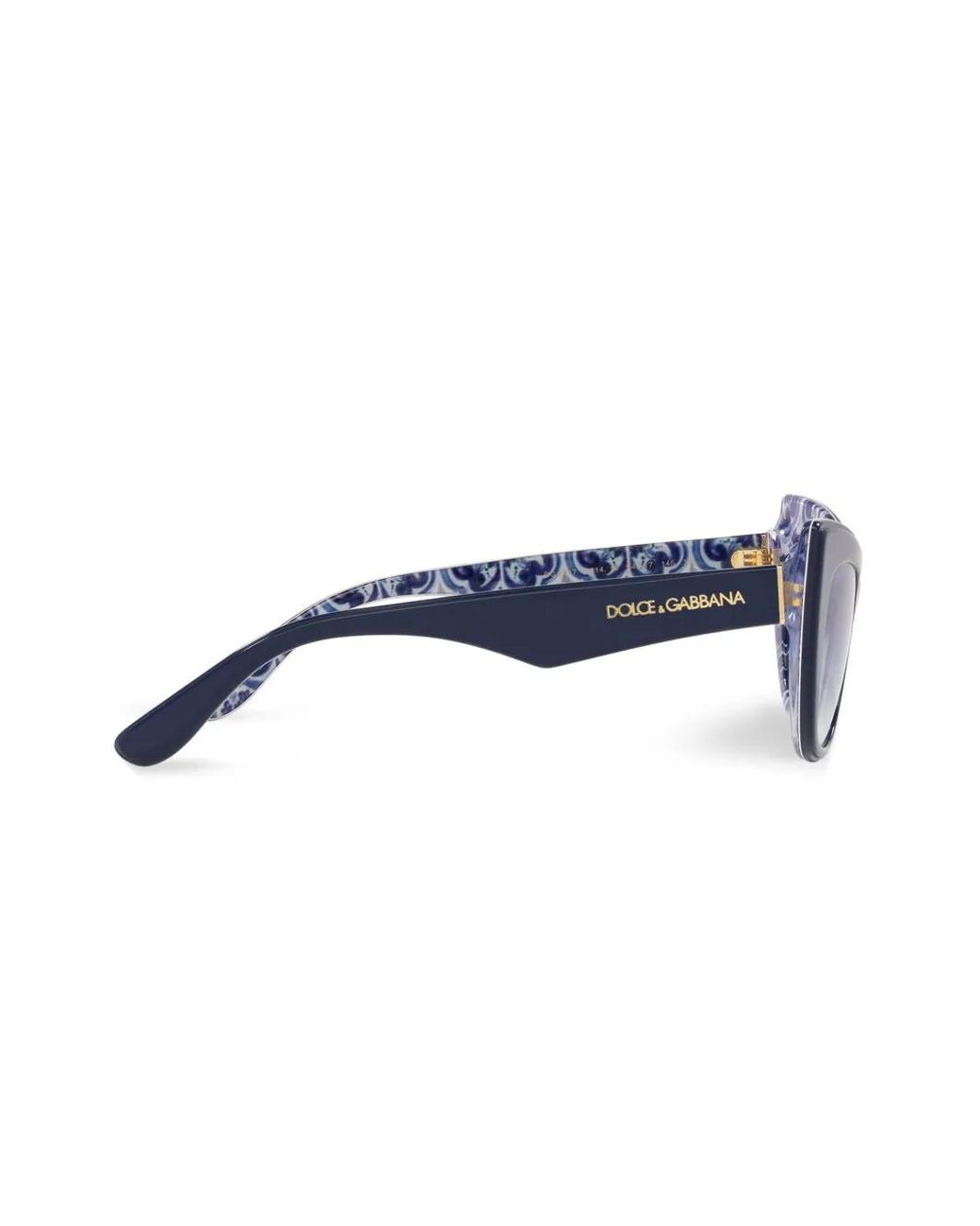 Dolce & Gabbana Blue Maiolica Sunglasses