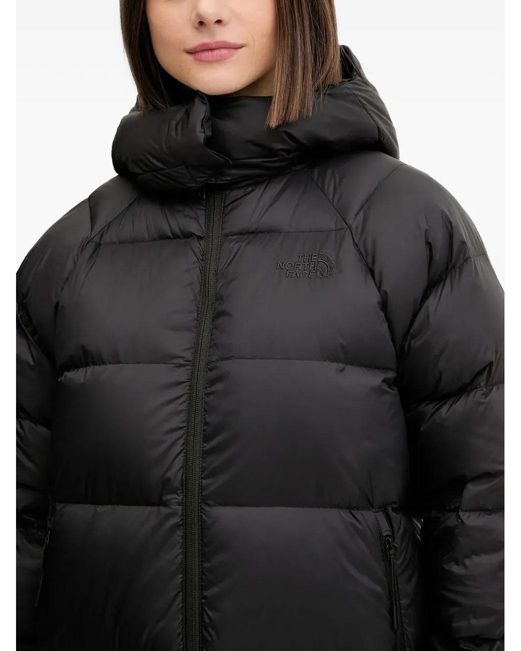The North Face Black Hooded Puffer Coat