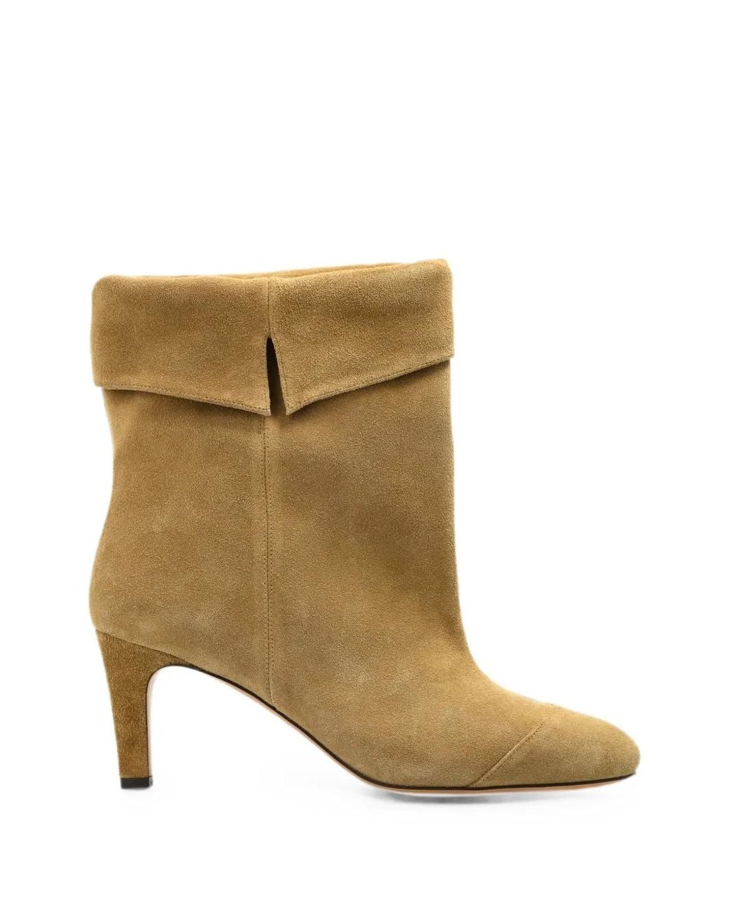 Isabel Marant Natural Eldra Suede Ankle Boots