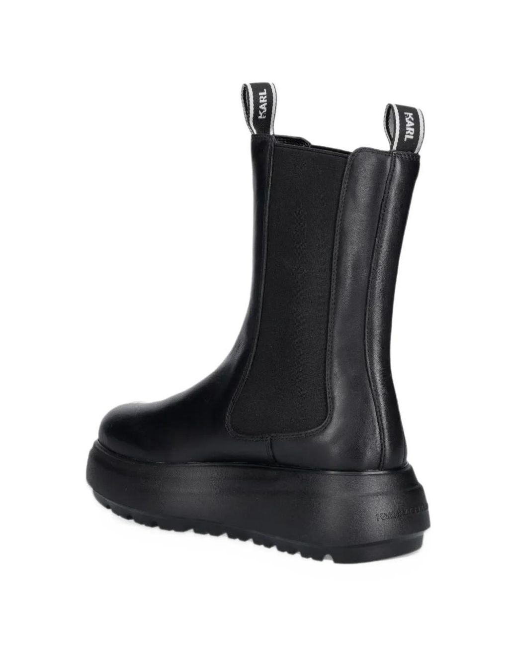Karl Lagerfeld Black Katya Chelsea Boots