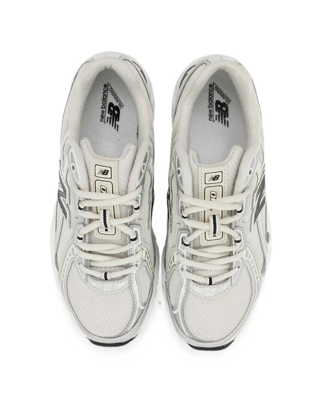 New Balance White Baskets Abzorb À Empiècements En Mesh Et À Patch Logo