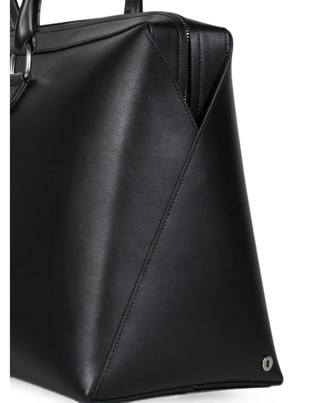 MM6 by Maison Margiela Black Bauletto Weekend Bag for men