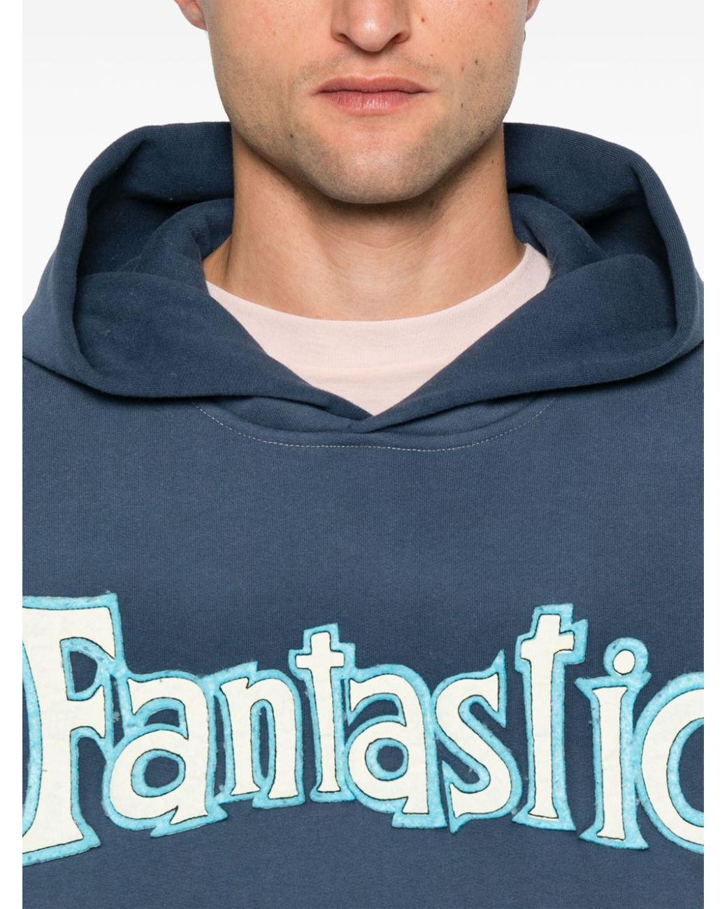 ERL Fantastic パーカー ダークブルー メンズ ERL Fantastic パーカー ブルー | Lyst