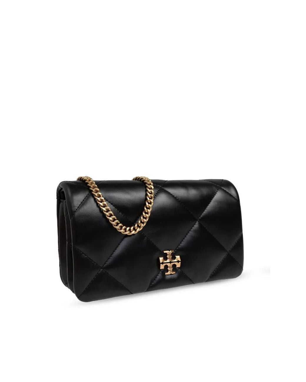Tory Burch Black Kira Diamond Quilt Crossbody