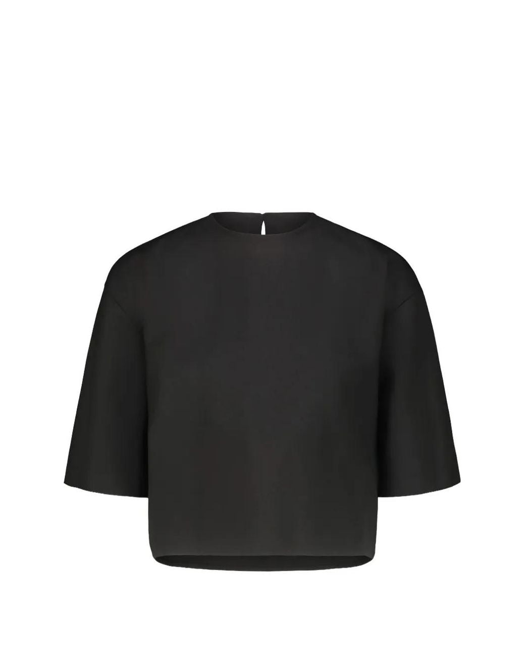 Thelatest Cropped Top in het Black