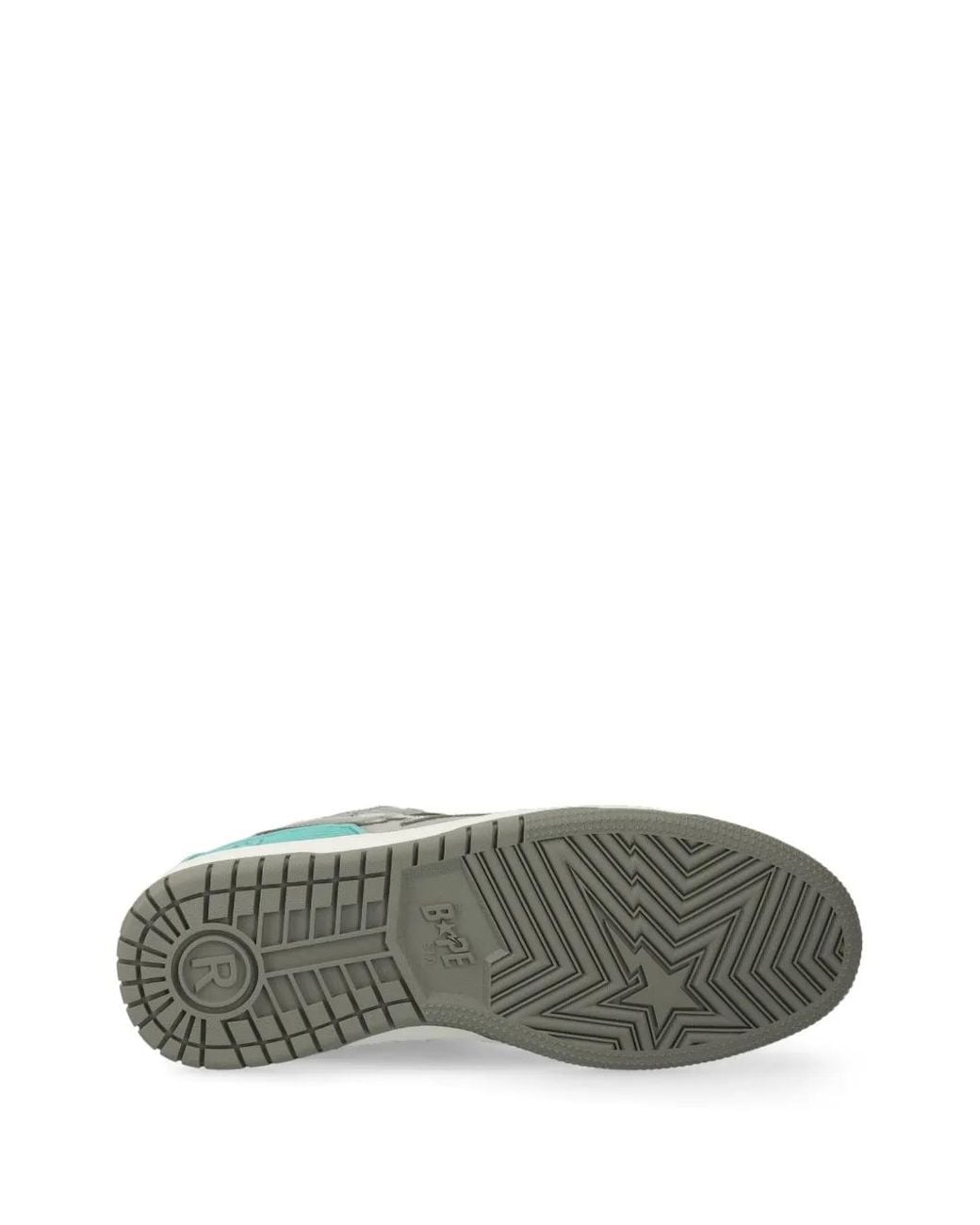 A Bathing Ape Green Sk8 Sta #2 Sneakers for men