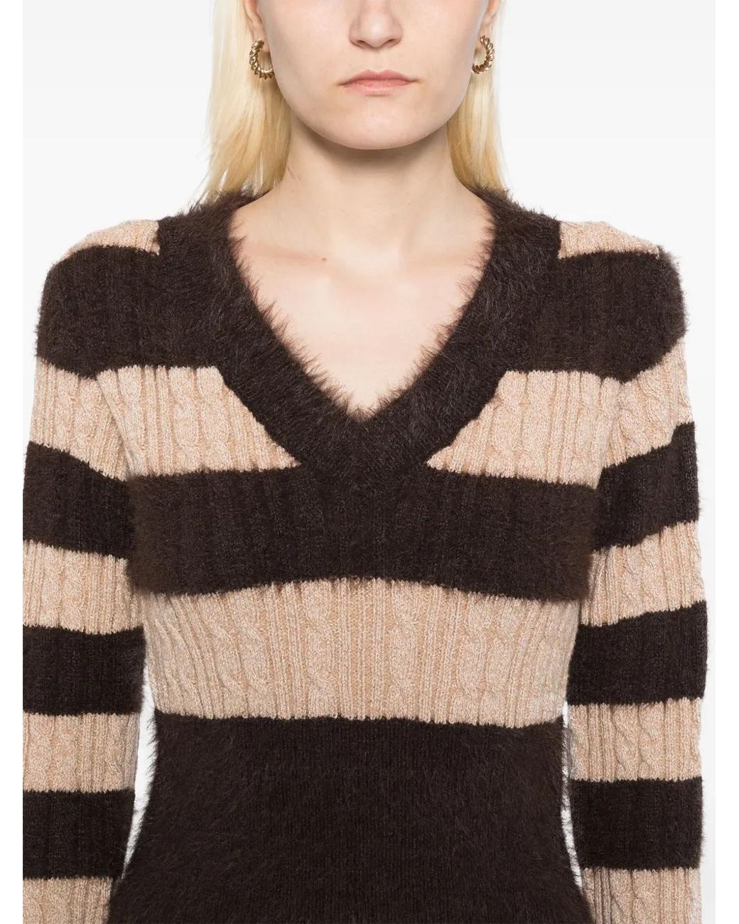B+ AB Black Pullover Mit Schaldetail