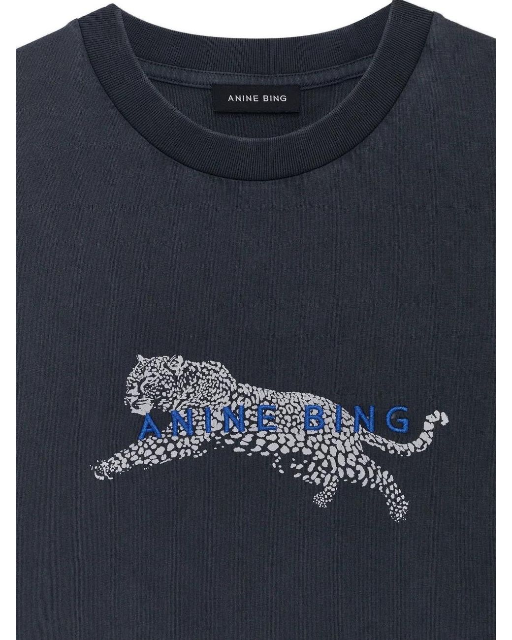 Anine Bing Blue Cade T-Shirt