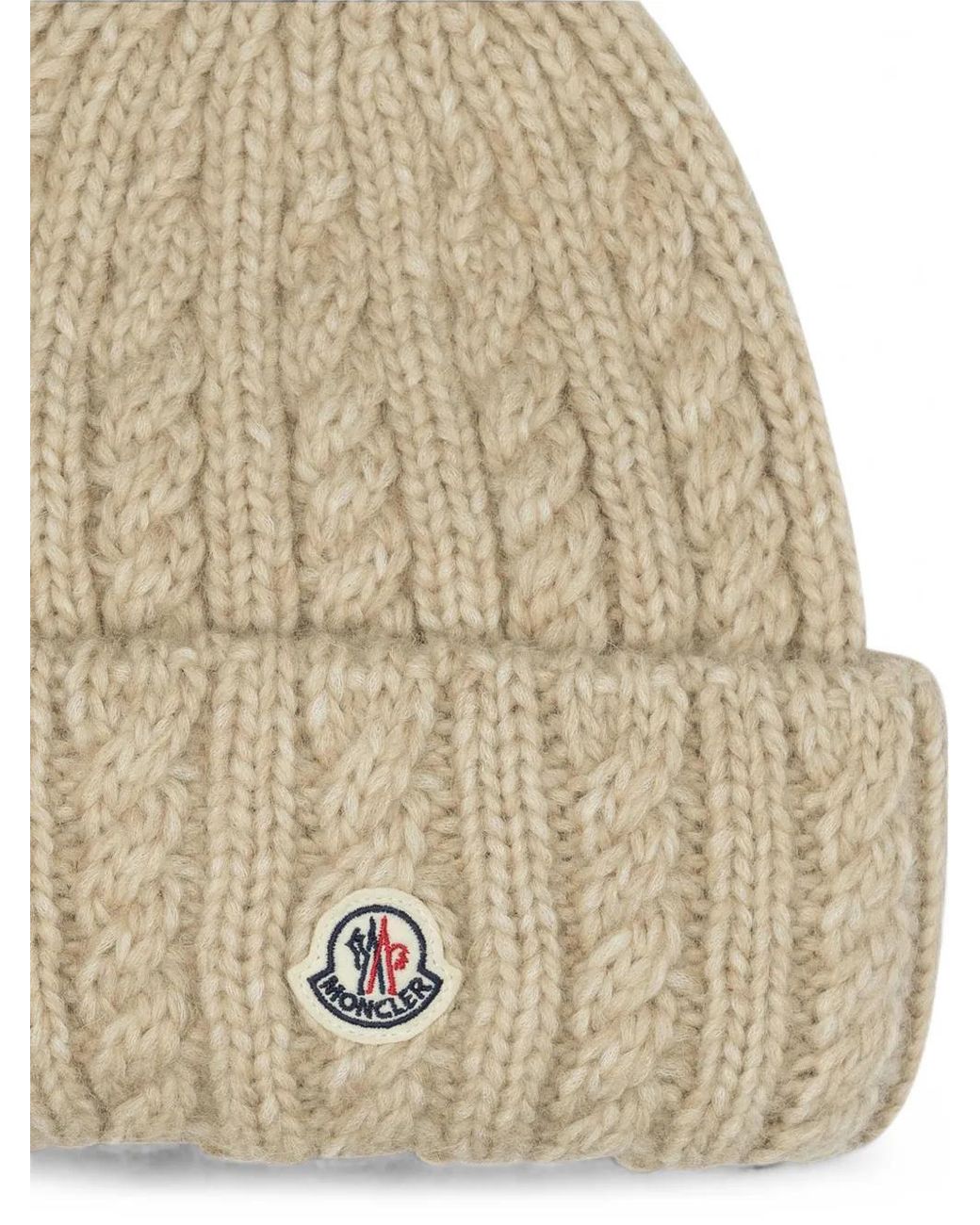 Moncler Natural Neutrals Hats