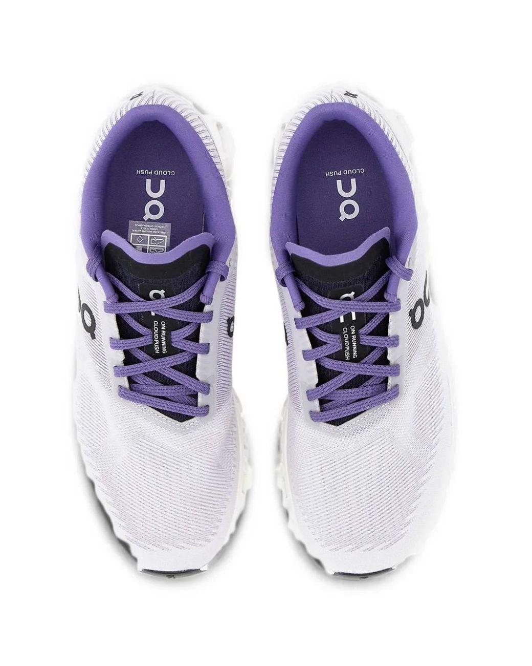 On Shoes White Baskets Cloud 6 Push for men