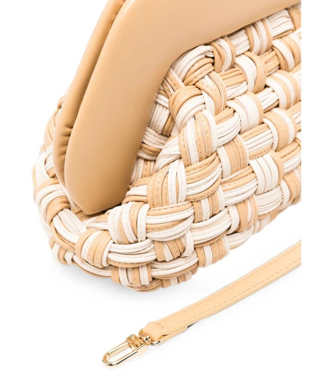THEMOIRÈ Natural Bios Woven Clutch Bag