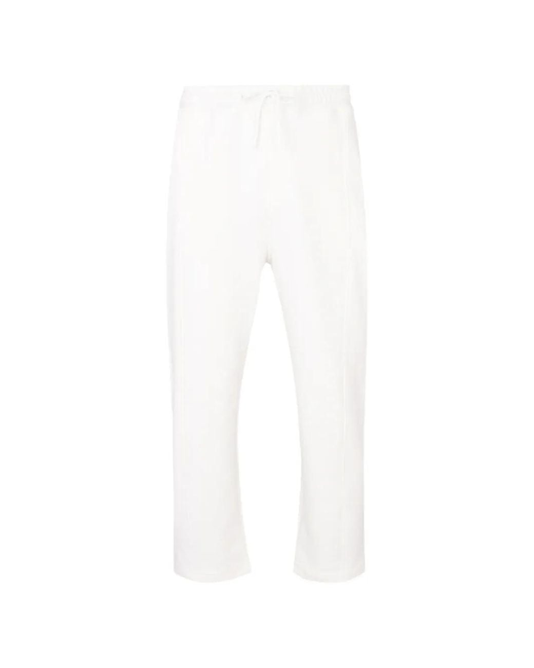 Exit Society White Drawstring-Waistband Track Pants for men