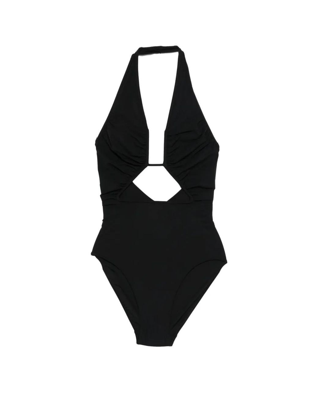 Rick Owens Black Open-Back Swimsuit