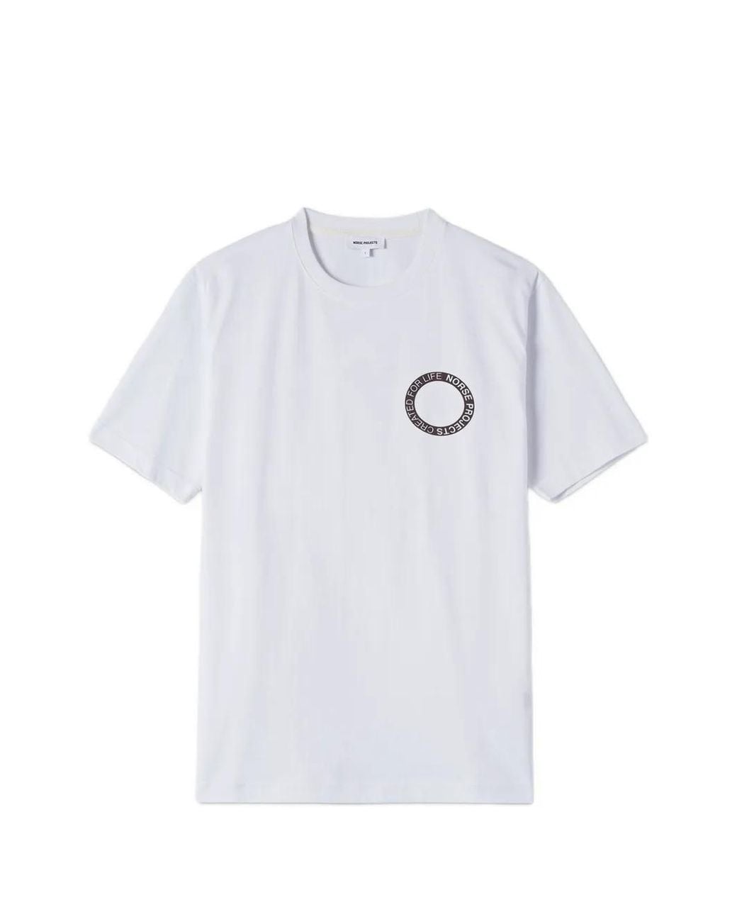 Norse Projects White Logo-Print T-Shirt for men