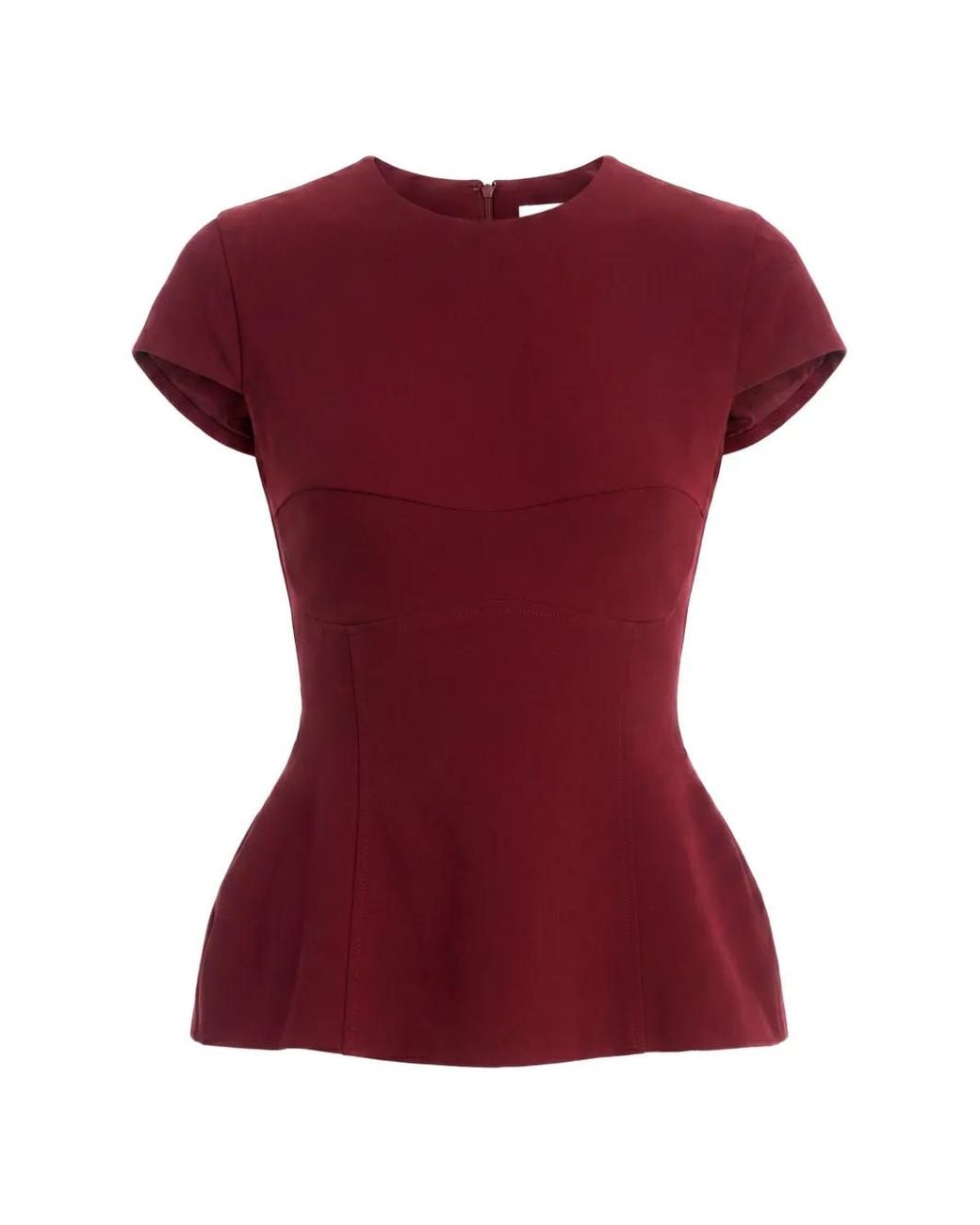 Axel 113 Red Icon Peplum-Hem Top