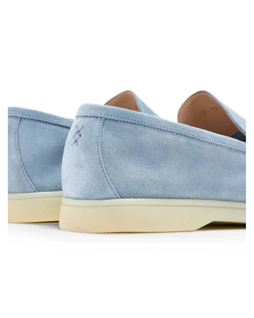 Forsa Blue Suede Slip-On Loafers for men