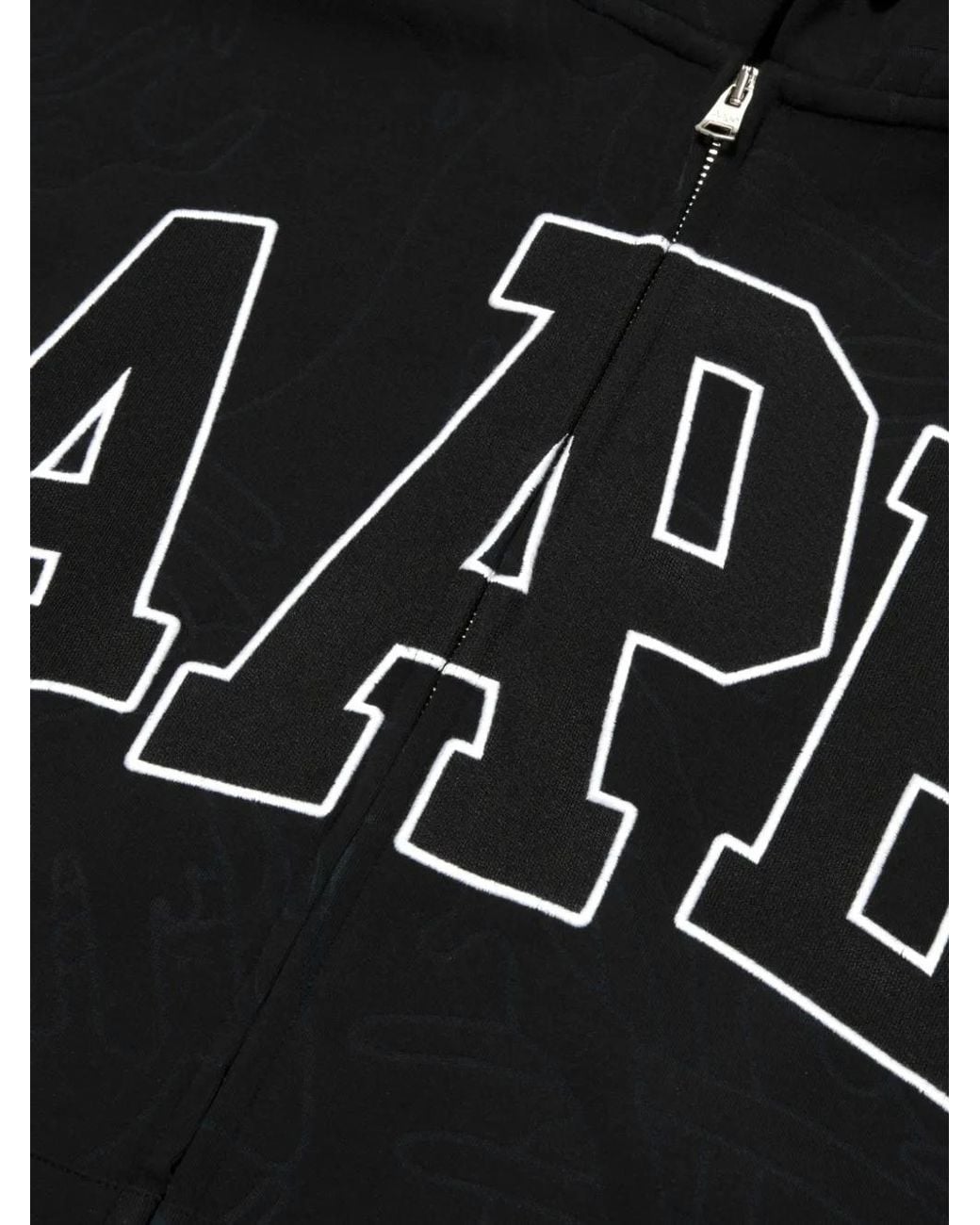 Aape By A Bathing Ape Black Zip-Up Hoodie for men