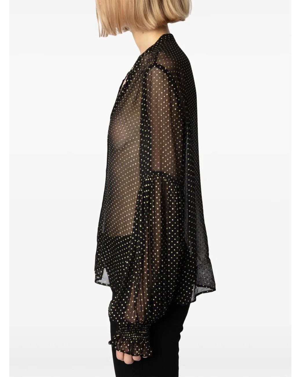 Zadig & Voltaire Black Tandy Blouse