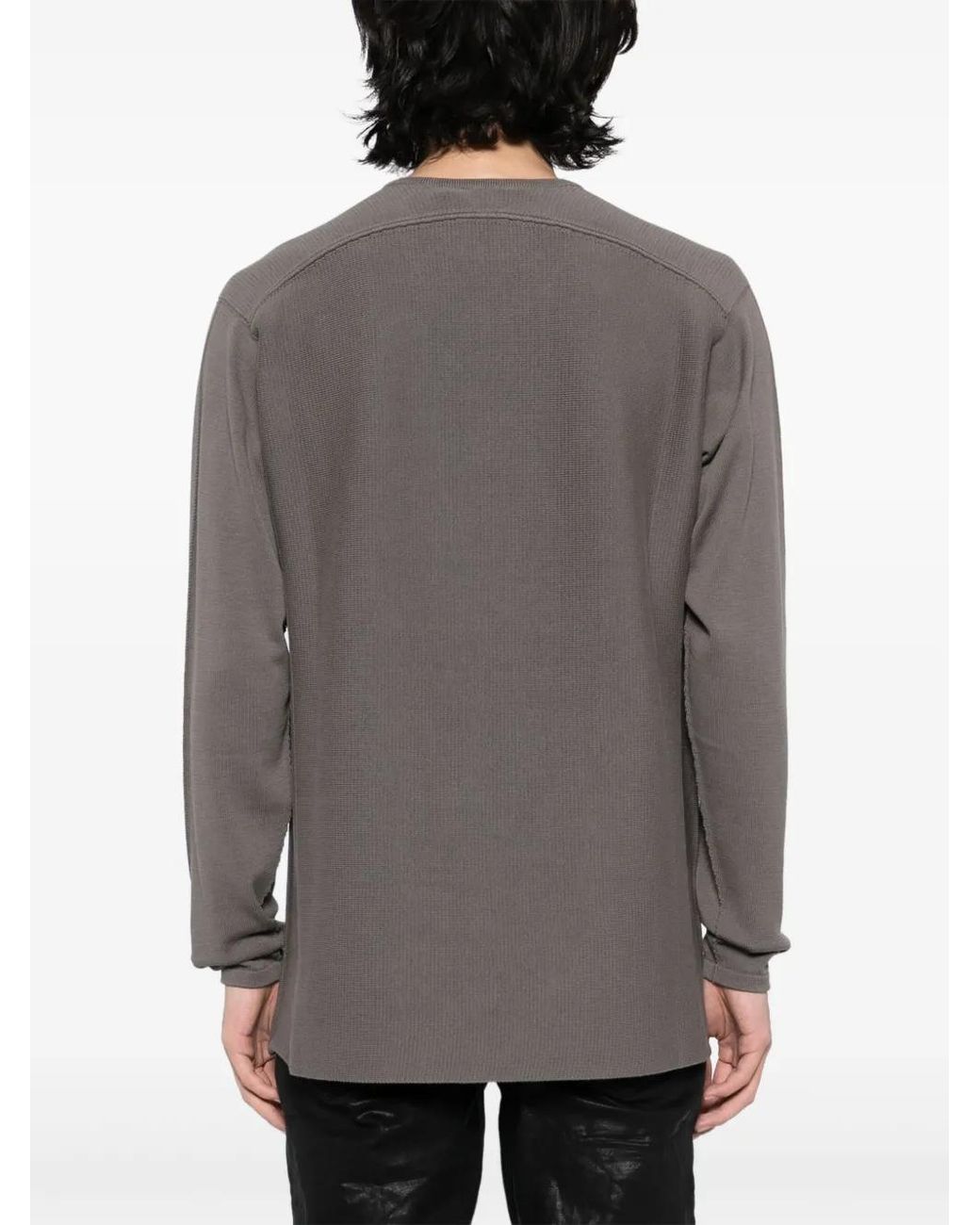 Label Under Construction Brown Crew-Neck Jumper for men