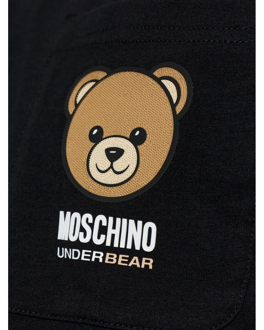 Moschino Black Two-Piece Pajama Set for men