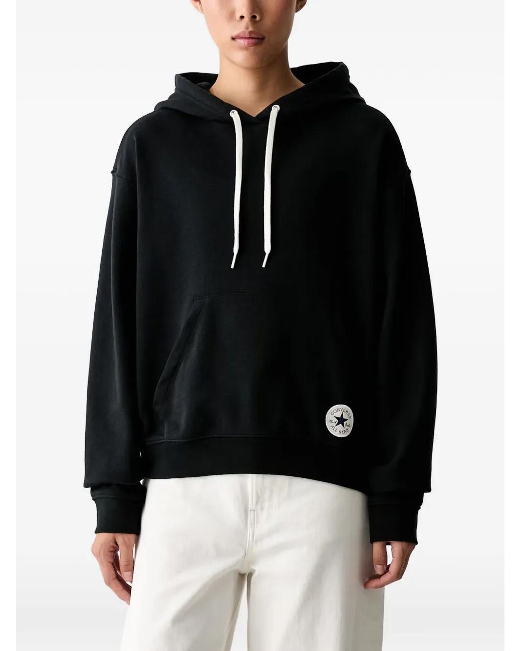 Converse Black Chuck Taylor Patch Pullover Hoodie