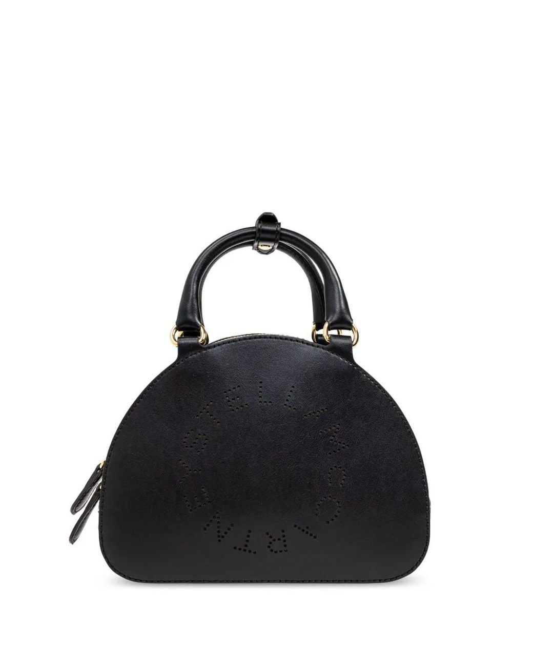 Stella McCartney Black Logo-Embellishment Tote Bag
