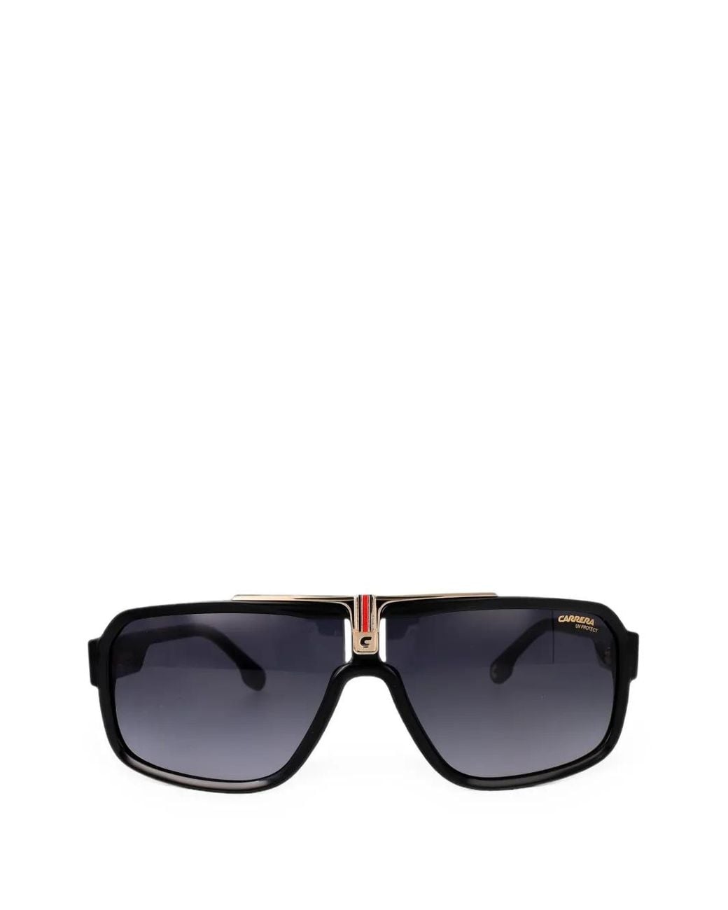 Carrera Black Geometric-Frame Sunglasses for men