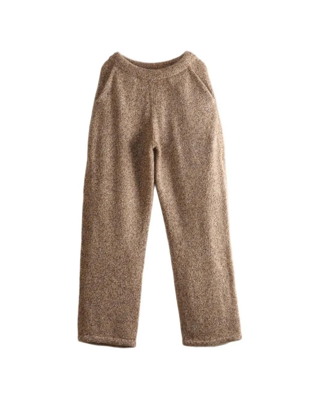 Frenckenberger White Drawstring Straight-Leg Trousers